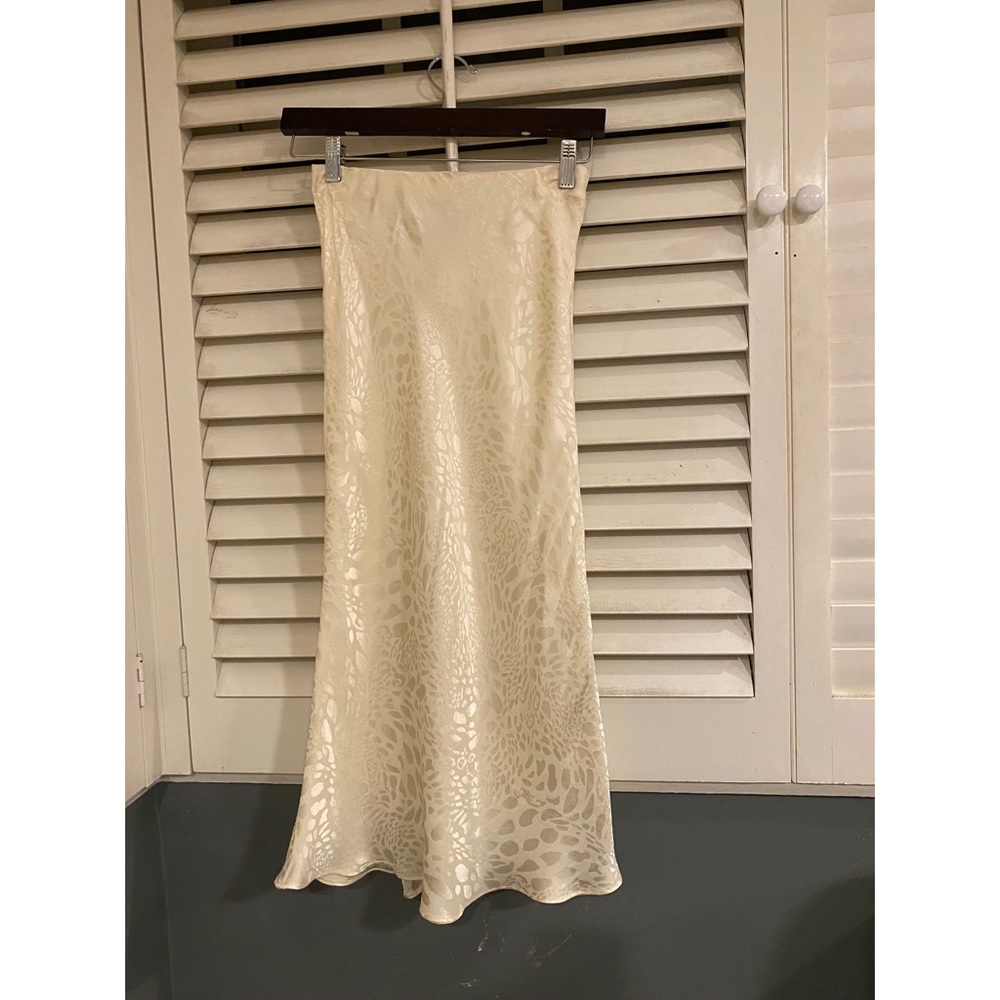 Skylar + Madison cream maxi skirt